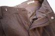 画像6:  AURALEE　 BABY CAMEL FLANNEL SLACKS　 col.DARK BROWN (6)