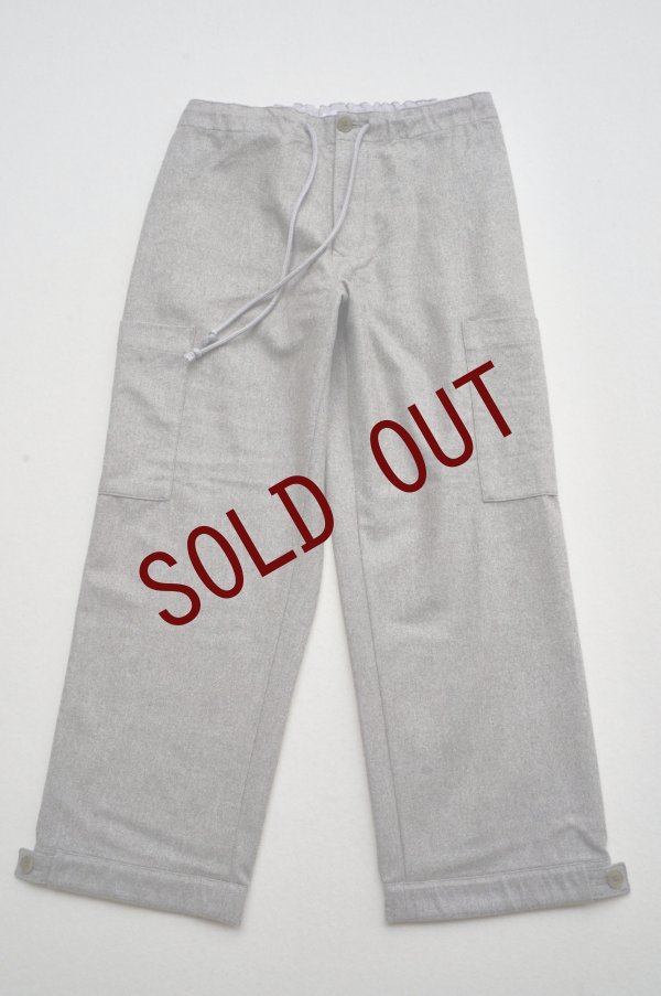 画像1: eleven 2nd　 Cargo Pants　 Wool Flannel　 col. Beige (1)