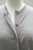 画像2: eleven 2nd   Fine Linen Button Cardigan  col.Stone Grey (2)