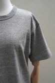 画像3: eleven 2nd   Plain Cotton jersey Mens T-shirt  col.Melange Grey (3)