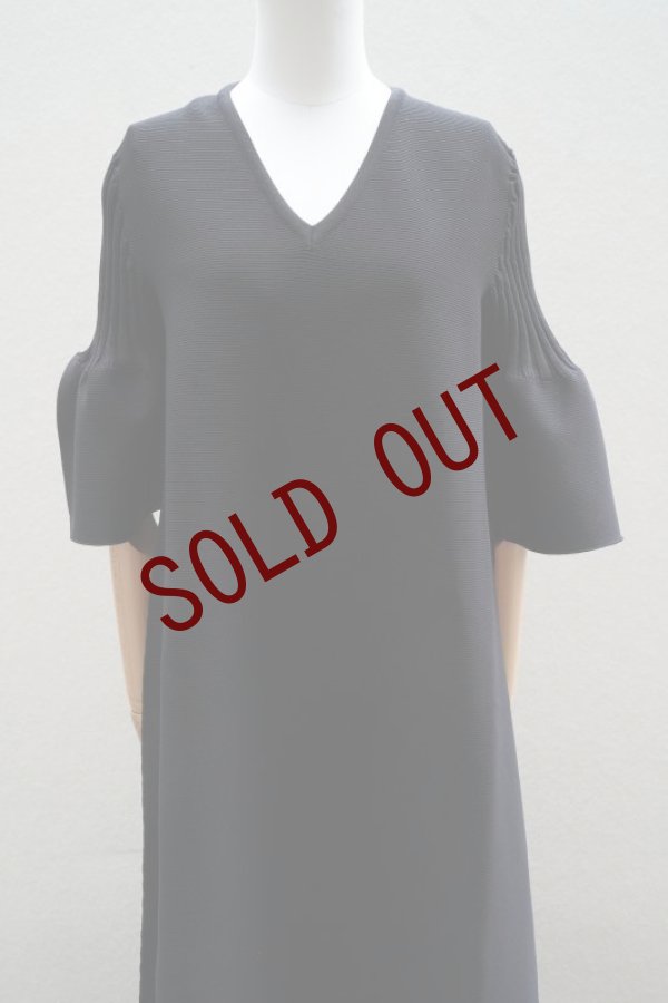 画像1: -50%  CFCL　 POTTERY SHORT BELL SLEEVE FLARE DRESS　 col.BLACK (1)