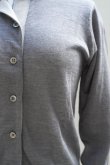 画像3: eleven 2nd　 Fine Linen Silk Button Cardigan　 col. Dk.grey (3)
