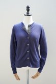画像1: eleven 2nd　 Fine Linen Silk Button Cardigan　 col. Dk.purple (1)