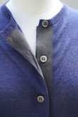画像2: eleven 2nd　 Fine Linen Silk Button Cardigan　 col. Dk.purple (2)