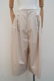 画像1: 10 HANDCRAFTED MODERN　 SIDE GATHER CULOTTE　 col. PINK BEIGE (1)