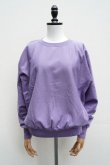 画像1:  AURALEE　 ELASTIC HIGH GAUGE SWEAT P/O　 col. PURPLE (1)