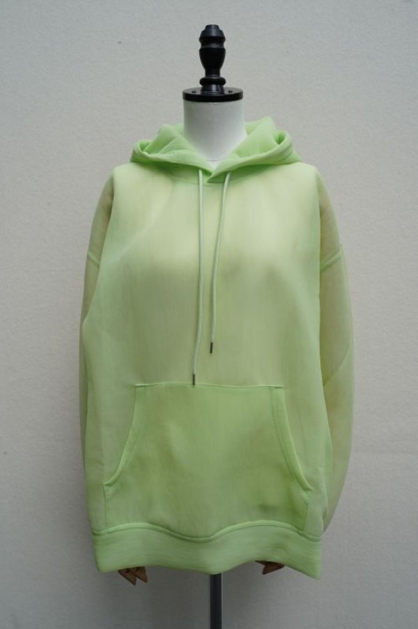 画像1:  AURALEE　 ELASTIC SHEER NYLON P/O PARKA　 col. LIME GREEN (1)