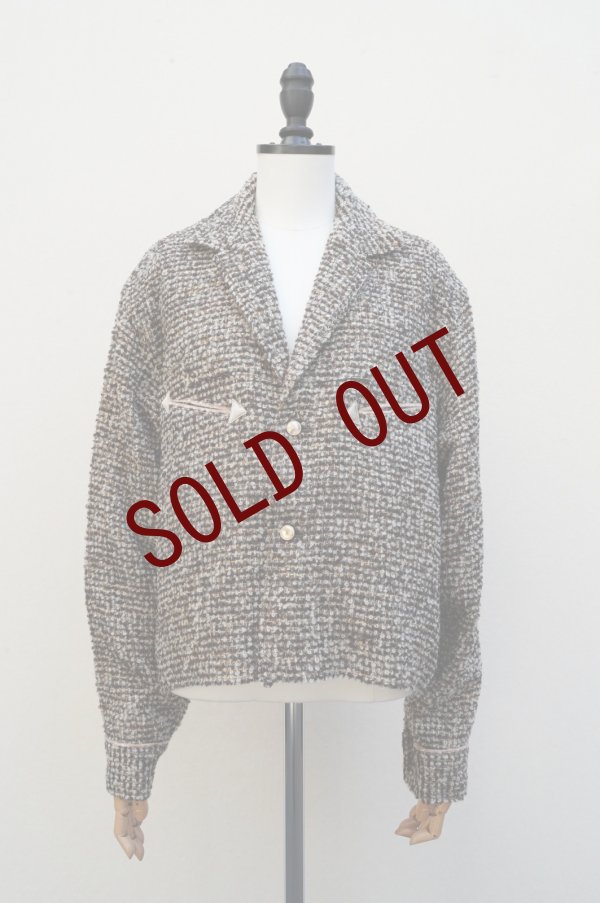 画像1: TANAKA　 WESTERN SHIRT　 col.BROWN TWEED (1)