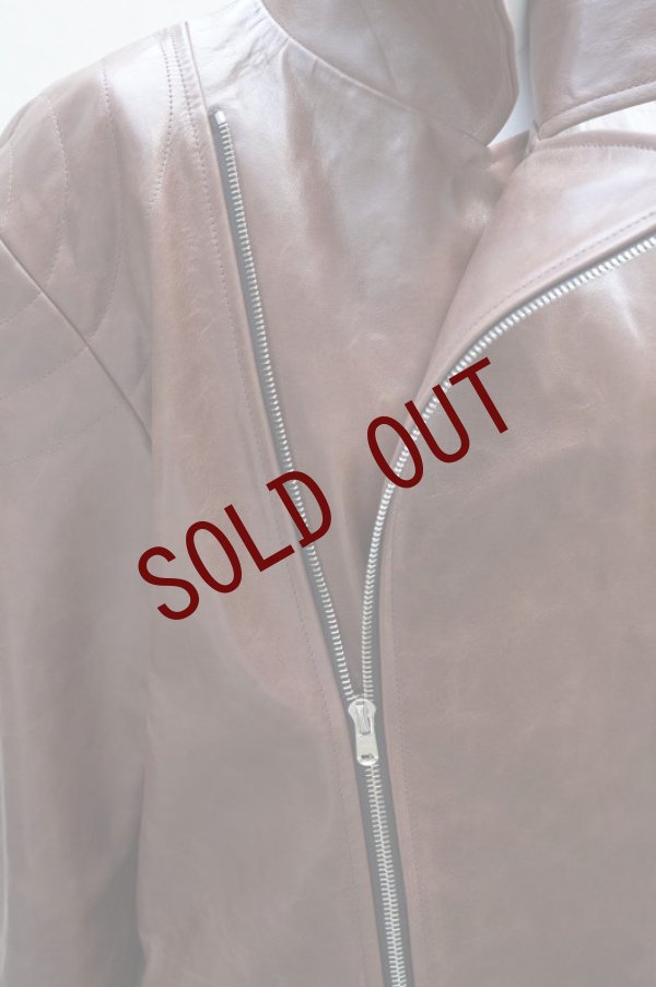 画像1: BOWTE　 LAMB LEATHER OVER RIDERS BLOUSON　 col.BROWN (1)
