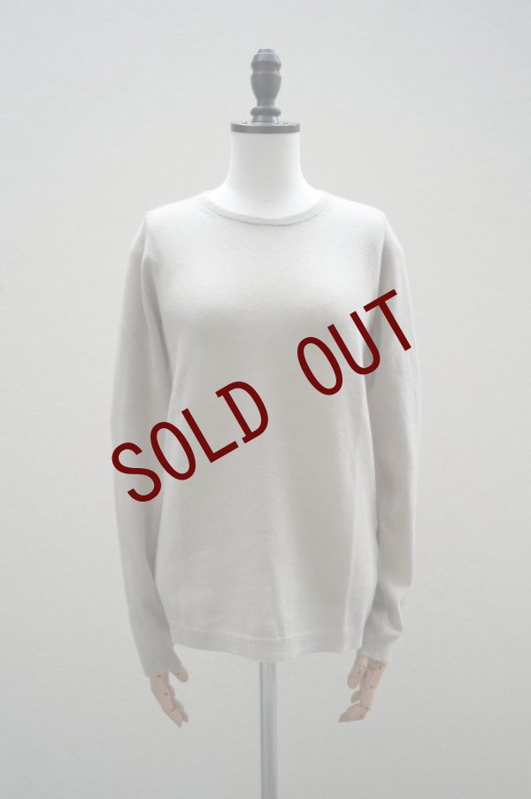 画像1: eleven 2nd   Round Neck Jumper  col.Oyster (1)