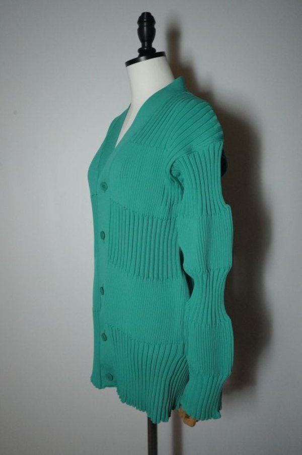 CFCL FLUTED CARDIGAN1 col.EMERALD - rollot