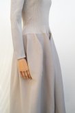 画像6: CFCL　 POTTERY GLITTER ROUNDNECK LONG SLEEVE DRESS　 col.BEIGE-BLACK (6)