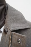 画像6:  AURALEE　 WOOL CAVARLY TWILL LAMINATE HUNTING BLOUSON 　 col. OLIVE BROWN (6)