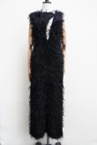 画像1: KAKAN　 SWAN FUR DRESS 　 col. BLACK (1)