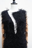 画像3: KAKAN　 SWAN FUR DRESS 　 col. BLACK (3)