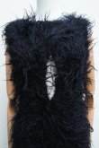 画像4: KAKAN　 SWAN FUR DRESS 　 col. BLACK (4)