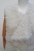 画像2: KAKAN　 SWAN FUR VEST 　 col. WHITE (2)