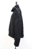 画像2: KAKAN　 HIGHNECK FUR PULLOVER 　 col. BLACK (2)