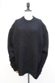 画像1: KAKAN　 HANDSPU N CONBI PULLOVER 　 col. BLACK (1)