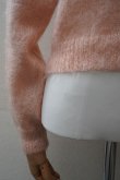 画像5:  AURALEE　 BRUSHED SUPER KID MOHAIR KNIT SHORT POLO 　 col. PINK BEIGE (5)