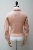 画像7:  AURALEE　 BRUSHED SUPER KID MOHAIR KNIT SHORT POLO 　 col. PINK BEIGE (7)