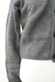 画像3:  AURALEE　 WOOL CASHMERE SILK KNIT CARDIGAN 　 col. GRAY (3)