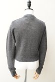 画像6:  AURALEE　 WOOL CASHMERE SILK KNIT CARDIGAN 　 col. GRAY (6)