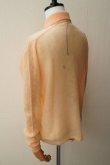 画像6:  AURALEE　 KID MOHAIR SHEER KNIT SHIRT CARDIGAN 　 col. LIGHT ORANGE (6)