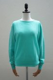 画像1: eleven 2nd　 Boat Neck Jumper　 col.Opal Green (1)