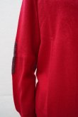 画像4: 再入荷  eleven 2nd   Elbow Patch Cardigan  col.Red (4)