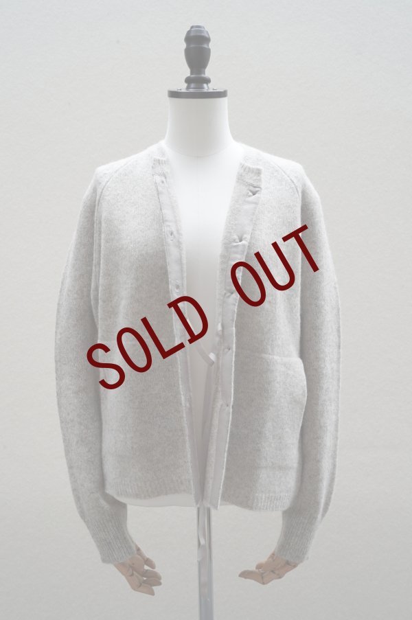 画像1: eleven 2nd   Cardigan with Ribbon  col.Beige (1)