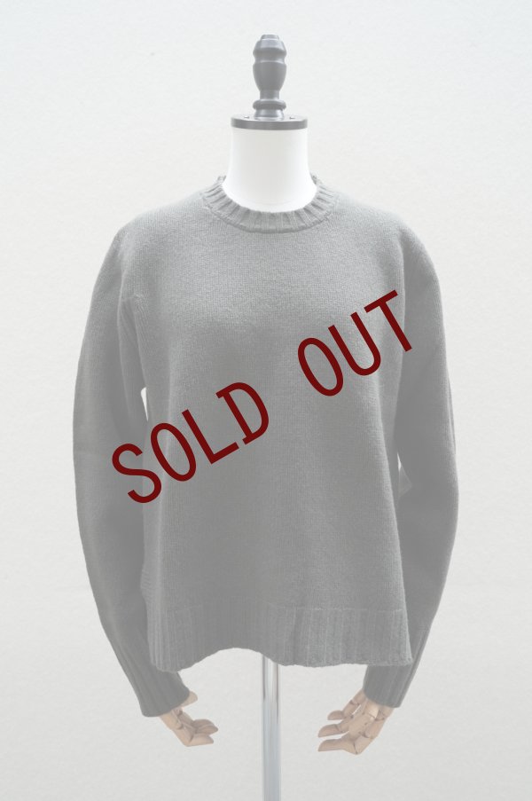 画像1: eleven 2nd   Round Neck Sweater  col.Olive (1)