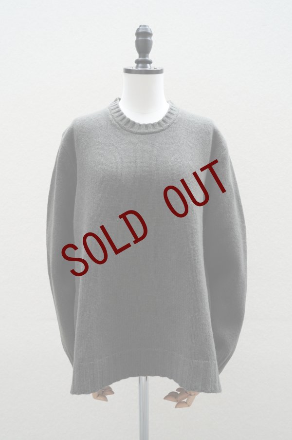 画像1: eleven 2nd   MENS  Round Neck Sweater  col.Olive (1)