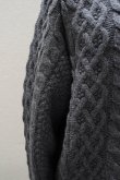 画像3: TENNE HANDCRAFTED MODERN　 VOLUME SLEEVE ALAN KNIT PULLOVER　 col. CHARCOAL (3)