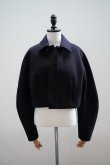 画像1:  AURALEE　 SPONGE WOOL MELTON SHORT BLOUSON　 col. DARK NAVY (1)