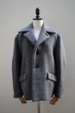 画像1: BOWTE　 DOUBLE SHAGGY KID MOHAIR SHORT COAT　 col.GREY (1)