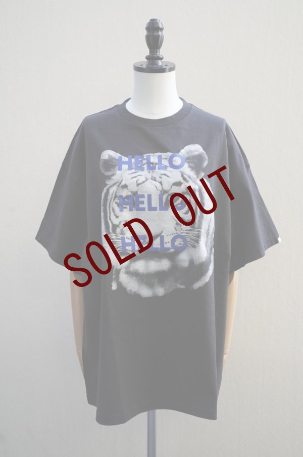画像1: Oblada　 TIGER TEE　 col.BLACK (1)