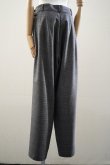 画像4: humoresque　 wide pants　 col.gray check (4)