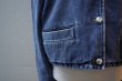 画像3: BOWTE　 REUSE SEA ISLAND COTTON SELVAGE DENIM CLASH WASHED JACKET　 col.CHEMICAL WASHED (3)