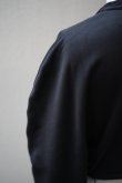 画像4: BOWTE　 SUVIN COTTON BLEND BACK PILE WIDE&SHORT TOPS　 col.BLACK (4)