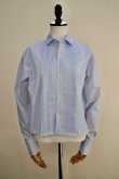 画像2: BOWTE　 ALUMO GINGHAM CHECK PIN TUCK SHORT LENGTH SHIRT　 col.GINGHAM (2)