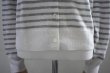 画像4: eleven 2nd　 Linen Cotton Border Cardigan　 col.White Grey (4)