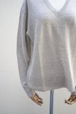 画像3: eleven 2nd　 Fine Linen V-neck Jumper　 col.Beige (3)