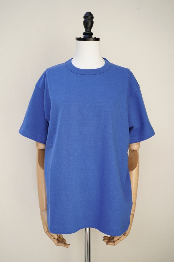 画像1: eleven 2nd MEN'S 　 Plain Cotton jersey T-shirt　 col.Ink Blue (1)