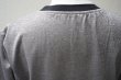 画像6: BOWTE　 ORGANIC COTTON GLITTER RINGER TEE　 col.GREY (6)