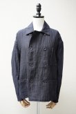 画像1: toogood　 THE COOK JACKET - BUTCHER STRIPE　  col.INK (1)