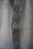 画像2: KAKAN　 MOHAIR JACQUARD VEST 　 col. BEIGE MIX (2)