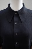 画像2: Oblada　 POLO KNIT　 col.BLACK (2)