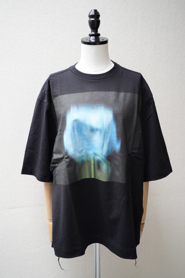 画像1: TANAKA　 THE BOXY TEE　 col.BLACK (1)