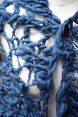 画像2: KAKAN　 HANDSPUN  SHORT PONCHO 　 col. D.BLUE (2)